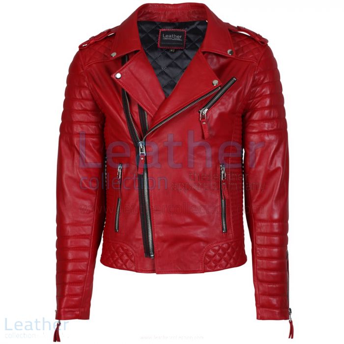 quilted leather jacket mens